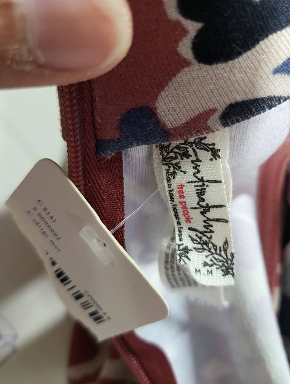 FP Intimately Body — Printed High-Neck Bodysuit in Dusty Pink-Brown - Picture 15 of 16